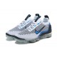 Damen/Herren Air VaporMax 2021 Flyknit Weiß Blau DM0025-001 Schuhe