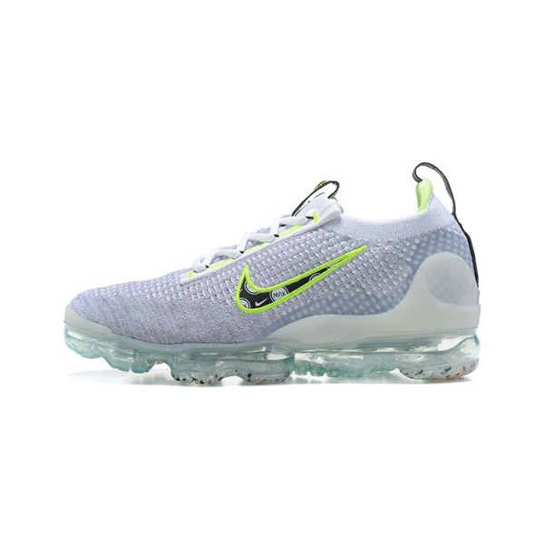 Damen/Herren Air VaporMax 2021 Flyknit Weiß Grau DB1550-005 Schuhe