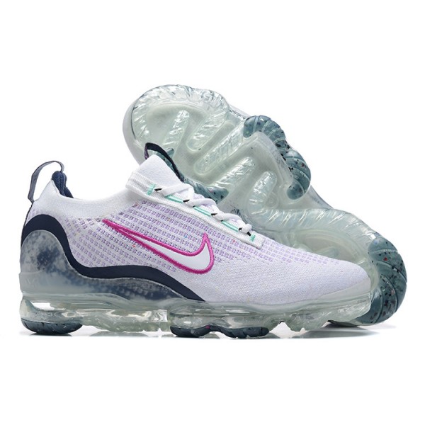 Damen/Herren Air VaporMax 2021 Flyknit Weiß Rosa DB1550-105 Schuhe