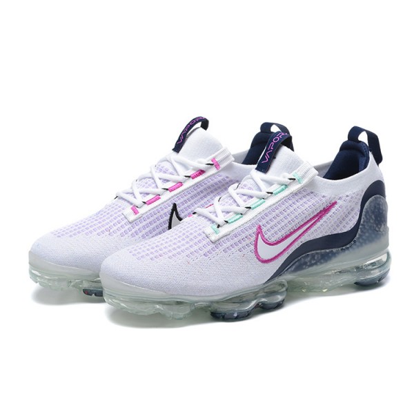 Damen/Herren Air VaporMax 2021 Flyknit Weiß Rosa DB1550-105 Schuhe