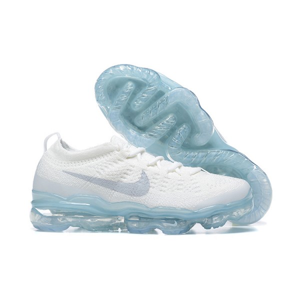 Air VaporMax 2023 Flyknit Pure Damen/Herren Platinum Weiß Blau DV1678-002 Schuhe