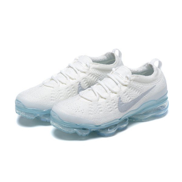 Air VaporMax 2023 Flyknit Pure Damen/Herren Platinum Weiß Blau DV1678-002 Schuhe