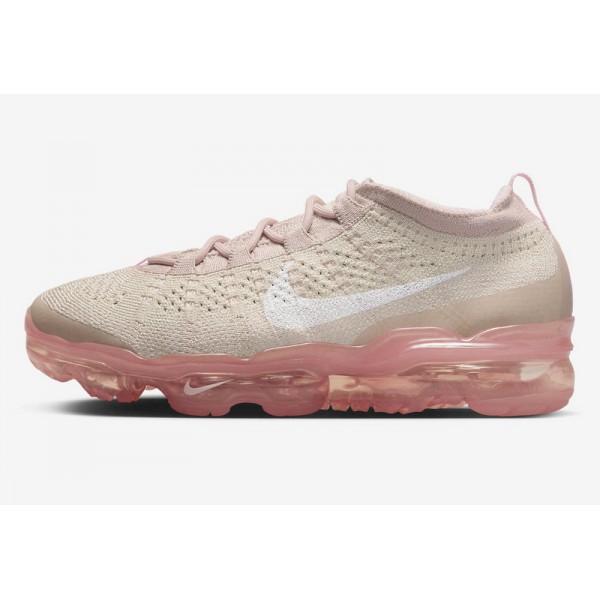 Damen Air VaporMax 2023 Flyknit Oatmeal Rosa DV6840-101 Schuhe