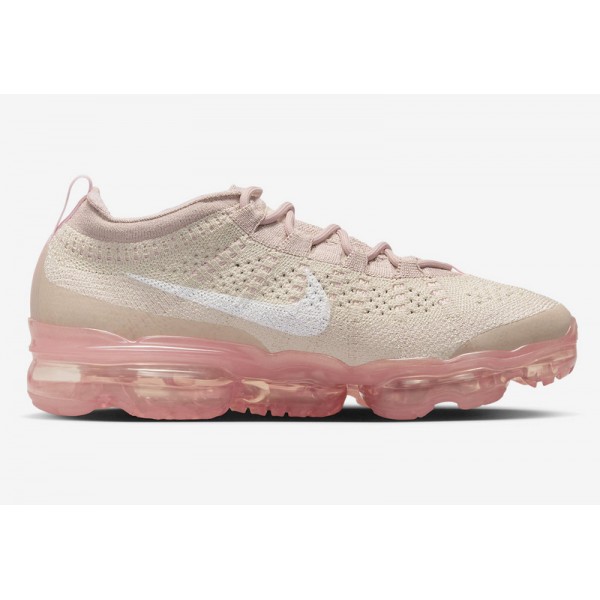 Damen Air VaporMax 2023 Flyknit Oatmeal Rosa DV6840-101 Schuhe