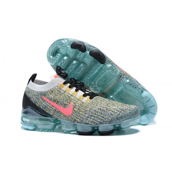 Damen/Herren Air VaporMax Flyknit 3 Schwarz Grün AJ6910-104 Schuhe