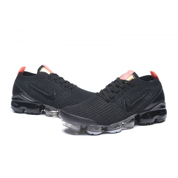 Damen/Herren Air VaporMax Flyknit 3 Schwarz Orange Schuhe