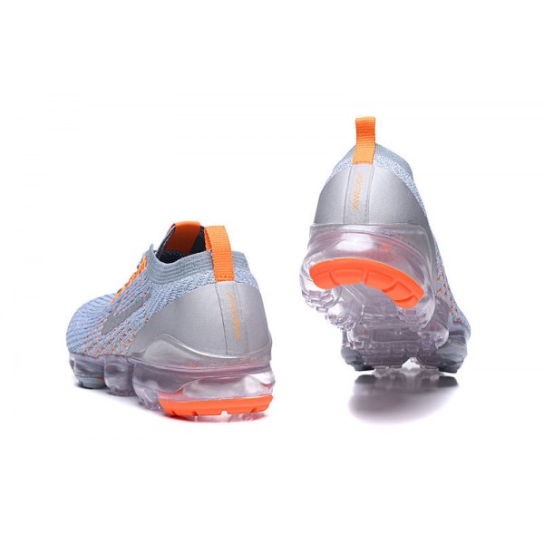 Damen/Herren Air VaporMax Flyknit 3 Grau Orange AJ6900-003 Schuhe