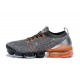 Damen/Herren Air VaporMax Flyknit 3 Grau Orange AJ6900-024 Schuhe