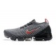 Damen/Herren Air VaporMax Flyknit 3 Grau Rot AJ6900-012 Schuhe