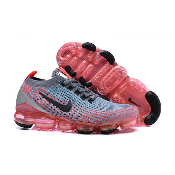 Damen/Herren Air VaporMax Flyknit 3 Grau Rot AJ6900-601 Schuhe