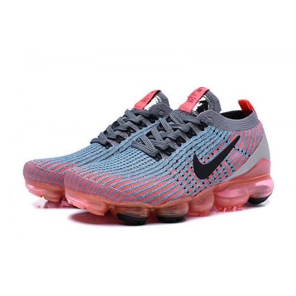 Damen/Herren Air VaporMax Flyknit 3 Grau Rot AJ6900-601 Schuhe