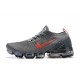 Damen/Herren Air VaporMax Flyknit 3 Grau Rot CT1270-001 Schuhe