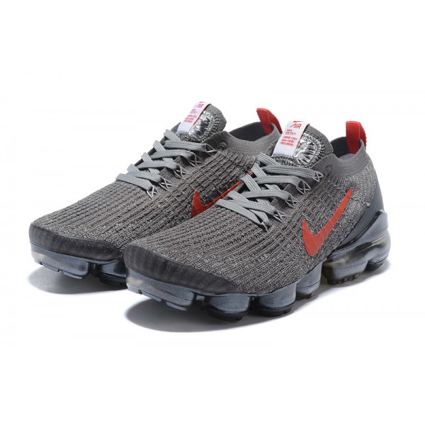 Damen/Herren Air VaporMax Flyknit 3 Grau Rot CT1270-001 Schuhe