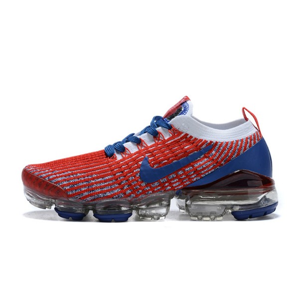 Damen/Herren Air VaporMax Flyknit 3 Rot Blau CW5585-100 Schuhe