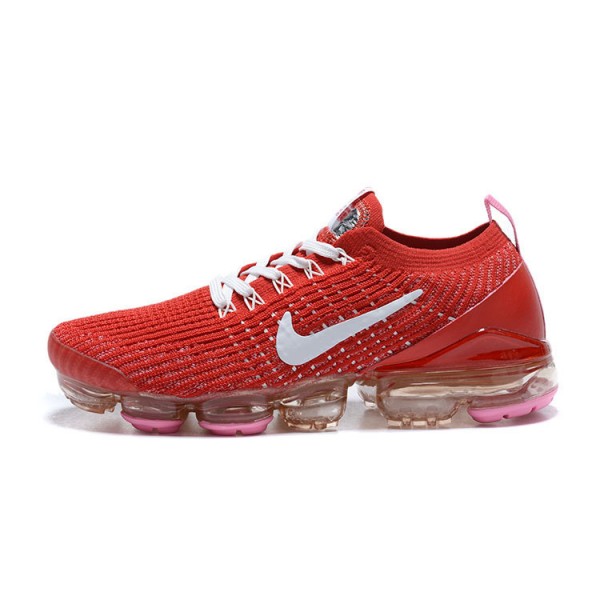 Damen/Herren Air VaporMax Flyknit 3 Rot Weiß CU4756-600 Schuhe