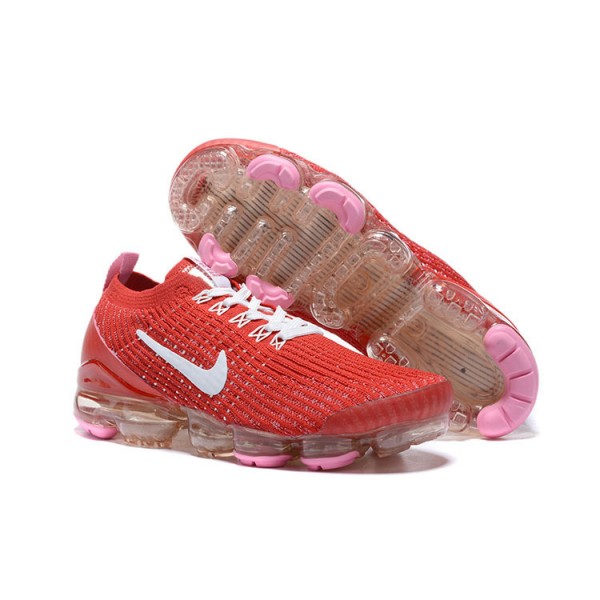 Damen/Herren Air VaporMax Flyknit 3 Rot Weiß CU4756-600 Schuhe