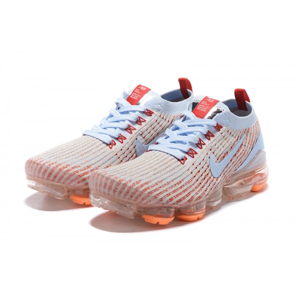 Damen/Herren Air VaporMax Flyknit 3 Weiß Orange AJ6910-400 Schuhe