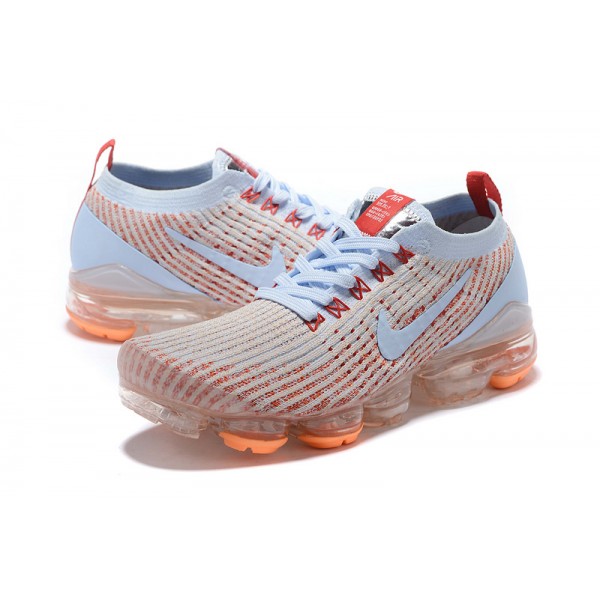 Damen/Herren Air VaporMax Flyknit 3 Weiß Orange AJ6910-400 Schuhe