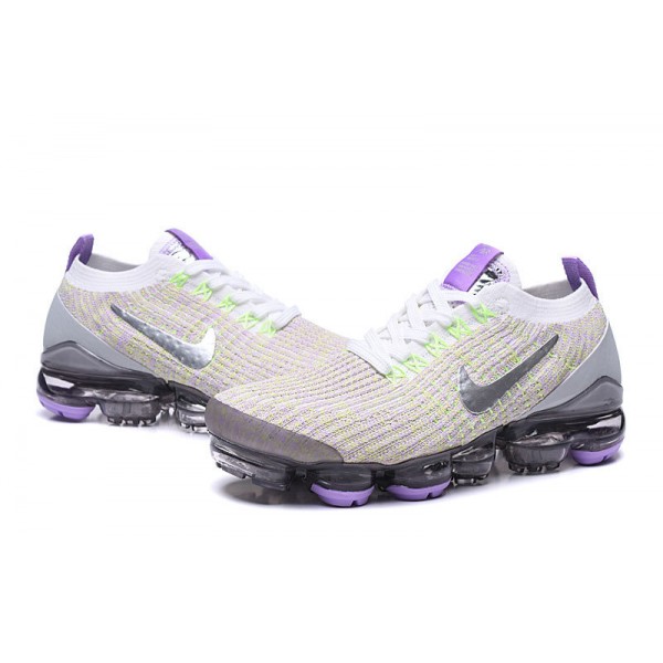 Damen/Herren Air VaporMax Flyknit 3 Weiß Lila AJ6900-102 Schuhe