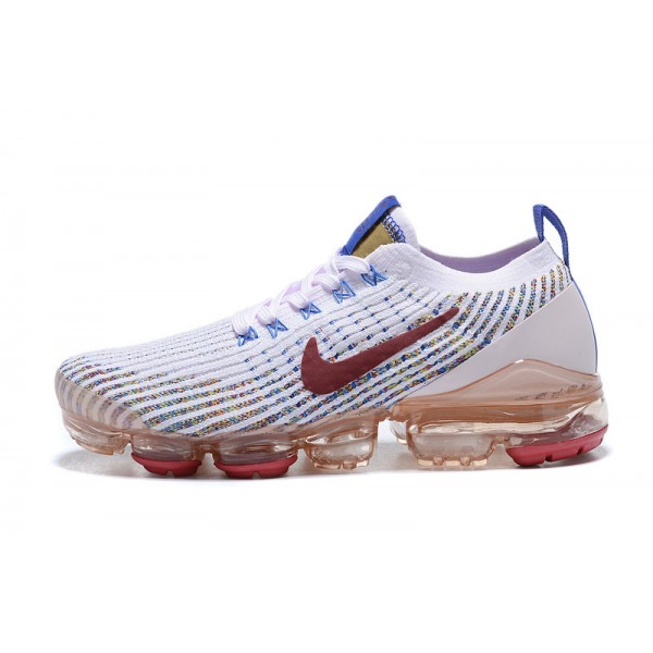 Damen/Herren Air VaporMax Flyknit 3 Weiß Rot AJ6910-501 Schuhe