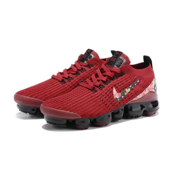 Damen Air VaporMax Flyknit 3 Rot Schwarz CT1274 -600 Schuhe