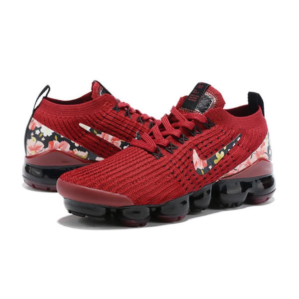 Damen Air VaporMax Flyknit 3 Rot Schwarz CT1274 -600 Schuhe