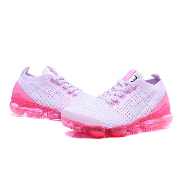 Damen Air VaporMax Flyknit 3 Weiß Rosa AJ6910-005 Schuhe