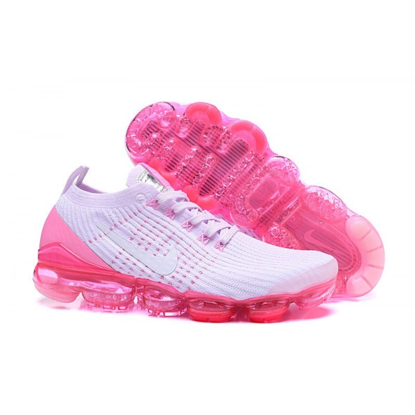 Damen Air VaporMax Flyknit 3 Weiß Rosa AJ6910-005 Schuhe