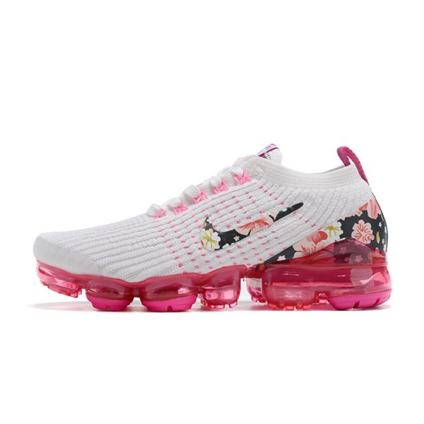 Damen Air VaporMax Flyknit 3 Weiß Rosa AJ6910-601 Schuhe