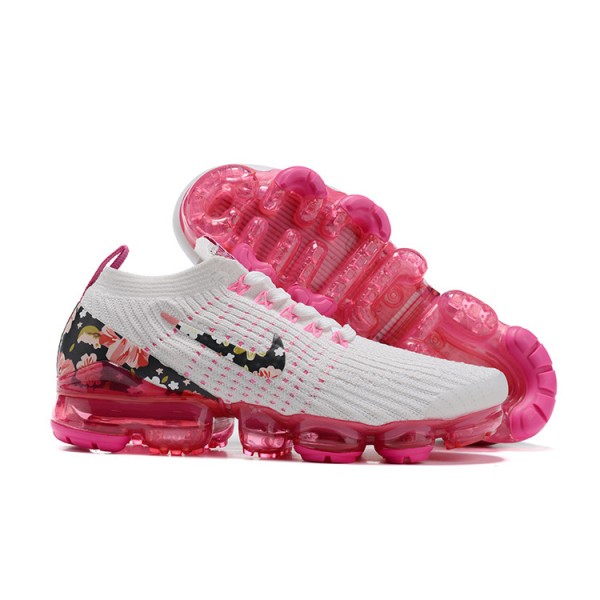 Damen Air VaporMax Flyknit 3 Weiß Rosa AJ6910-601 Schuhe