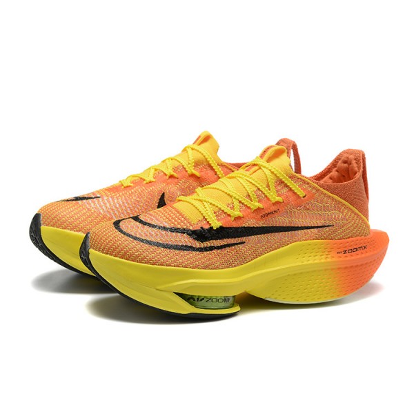 Herren Air Zoom Alphafly Next 2 Orange und Gelb Schuhe 