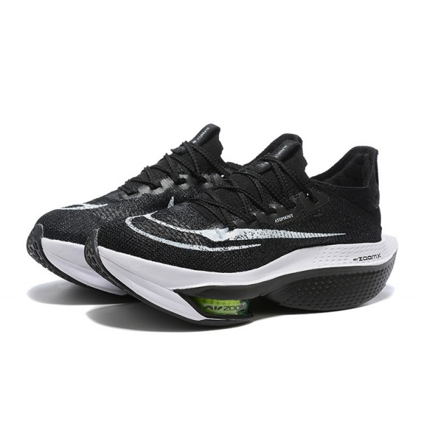 Damen/Herren Air Zoom Alphafly Next 2 Schwarz und Weiß Schuhe 