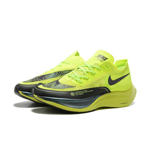 Herren ZoomX VaporFly NEXT% Chartreuse Schwarz Schuhe 