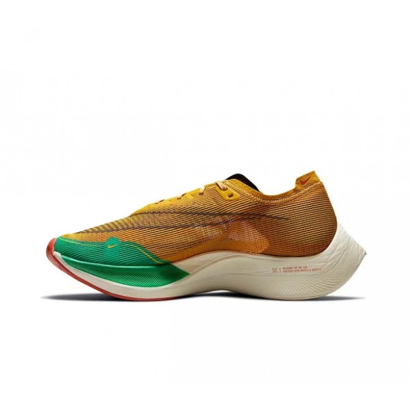 Herren ZoomX VaporFly NEXT% Gelb Grün Schuhe 