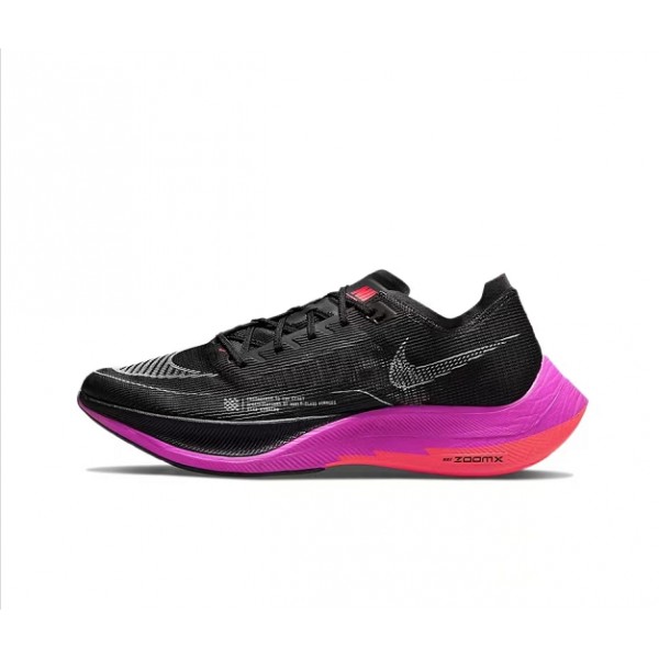 Damen/Herren ZoomX VaporFly NEXT% Schwarz Lila Schuhe 