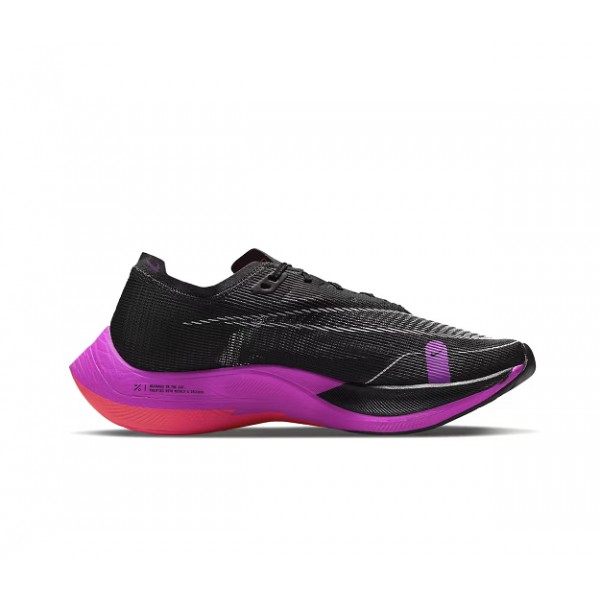 Damen/Herren ZoomX VaporFly NEXT% Schwarz Lila Schuhe 