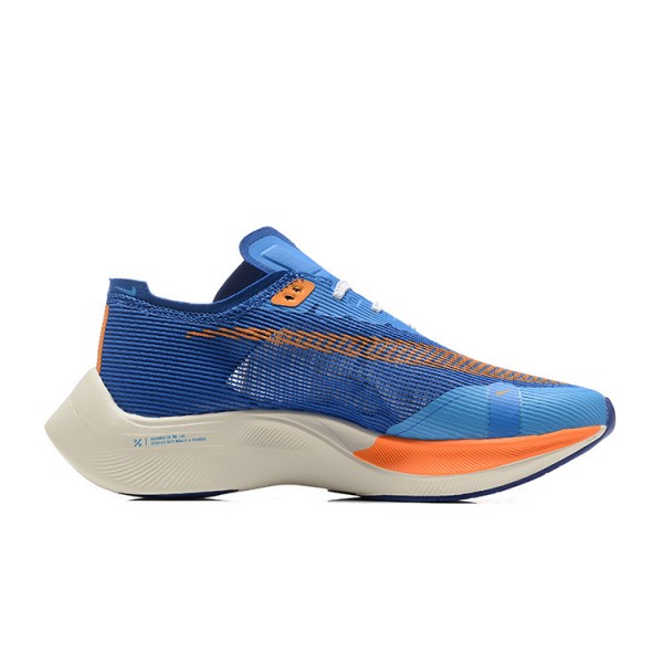 Damen/Herren ZoomX VaporFly NEXT% Blau Orange Schuhe 