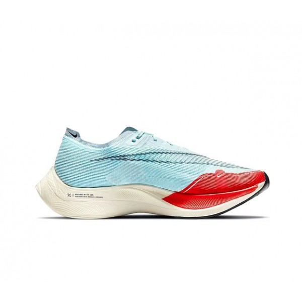 Damen/Herren ZoomX VaporFly NEXT% Blau Rot Schuhe 