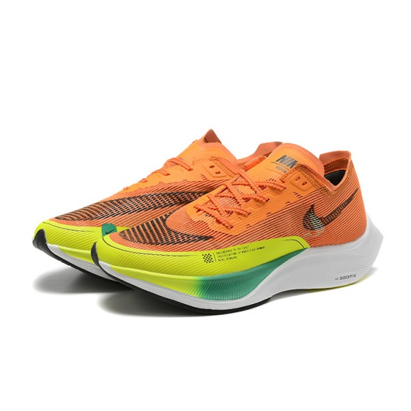 Damen/Herren ZoomX VaporFly NEXT% Orange Weiß Schuhe 