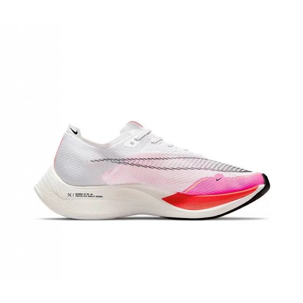 Damen/Herren ZoomX VaporFly NEXT% Rosa Weiß Schuhe 