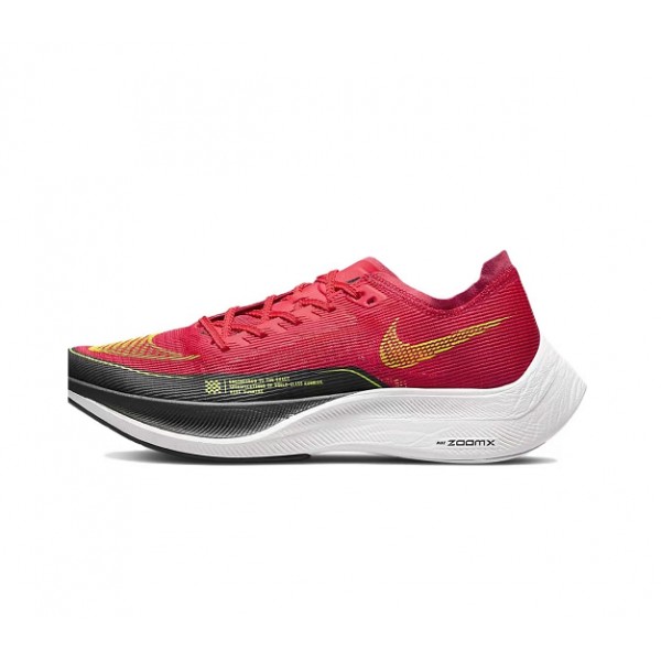 Damen/Herren ZoomX VaporFly NEXT% Rot Schwarz Schuhe 