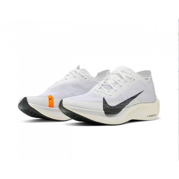 Damen/Herren ZoomX VaporFly NEXT% Weiß Grau Schuhe 