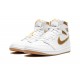 Nike Air Jordan 1 High Damen Metallic Gold FD2596-107 Schuhe 