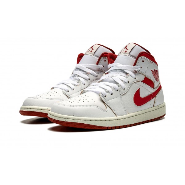 Nike Air Jordan 1 Mid Herren Dune Red FJ3458-160 Schuhe